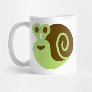 Happy Snail Emoticon Mug